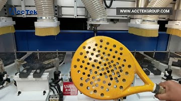 Customized multi heads cnc router for beach racket
