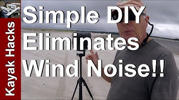 Bargain DIY Way to Eliminate Wind Noise - GoPro Hero and other Cameras