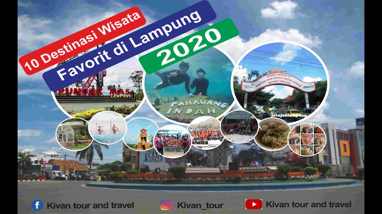 10 Destinasi Wisata  Favorit di Lampung  2022  YouTube