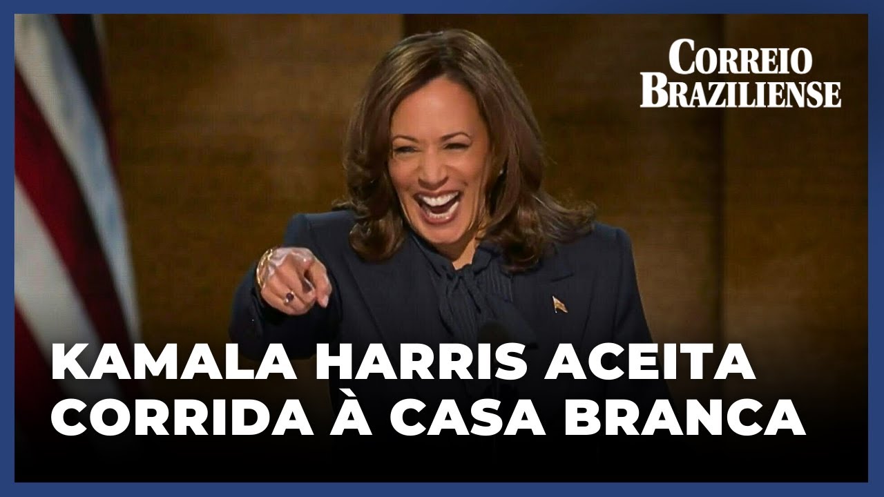 KAMALA HARRIS É OFICIALMENTE NOMEADA COMO CANDIDATA À PRESIDÊNCIA DOS ESTADOS UNIDOS - 