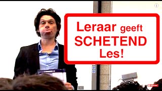 LERAAR LAAT SCHETEN!