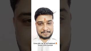 Linux jobs, bg, fg, kill 🔥 Easy Hindi Example | Zero to Hero Day-05 #shorts #youtubeshorts