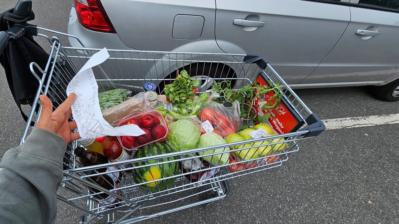 التسوق الاسبوعي مع الأسعار💶  تنظيفات الحديقة وتقليب التربة وزراعة جديدة 👌