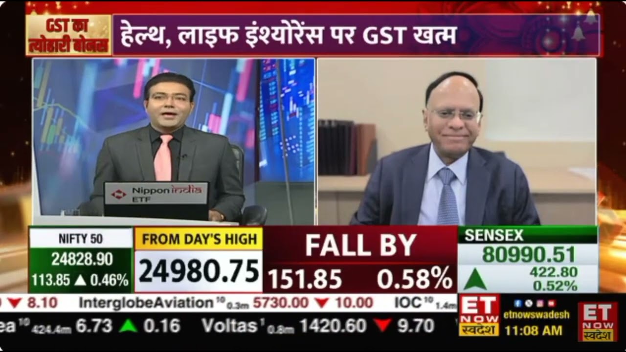 Mr B Thiagarajan - MD, Blue Star - ET Now Swadesh - GST Revision and Market Outlook
