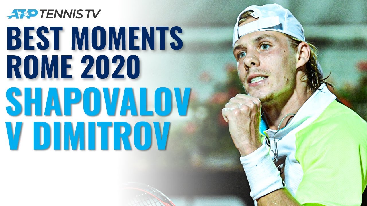 Denis Shapovalov vs Grigor Dimitrov: Best Moments! | Rome 2020