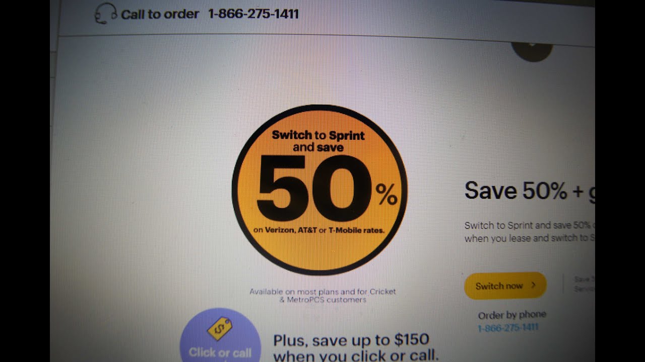 Switch to Sprint and Save 50 on Verizon, ATT and T mobile