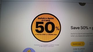 Switch to Sprint and Save 50% on Verizon, ATT and T mobile