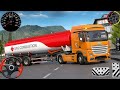 Oil Tanker Truck Transport Driving 3D - Heavy Cargo Transporter Truck Driver - Android Gameplay🚛👈😀