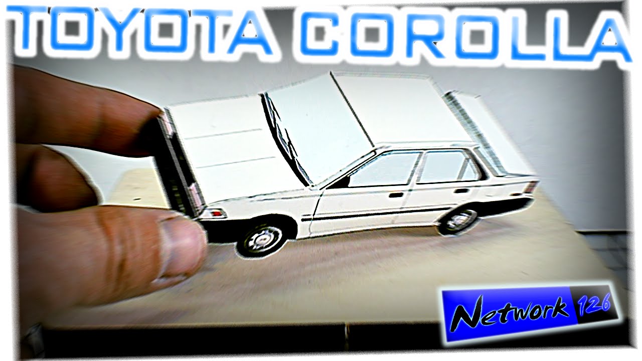 How To Make A 3D Paper Car YouTube