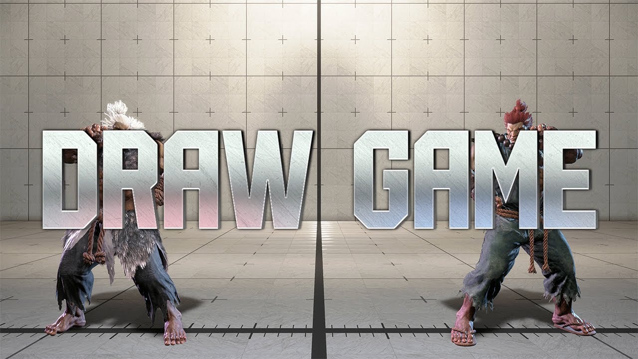 Street Fighter 6: All Draw Game Animations (Season 1)