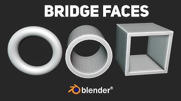 how to Bridge Faces in Blender in 20 seconds