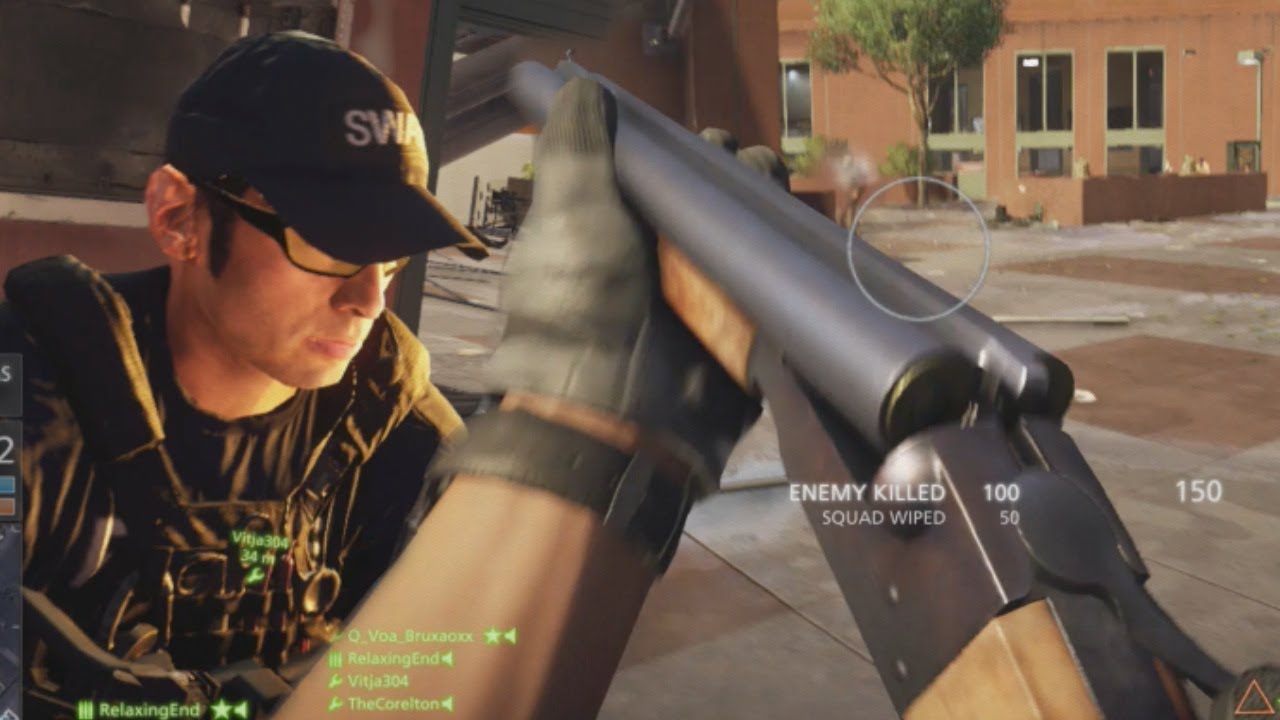 battlefield hardline gameplay multiplayer pc BF Hardline SAWED-OFF SHOTGUN Gameplay