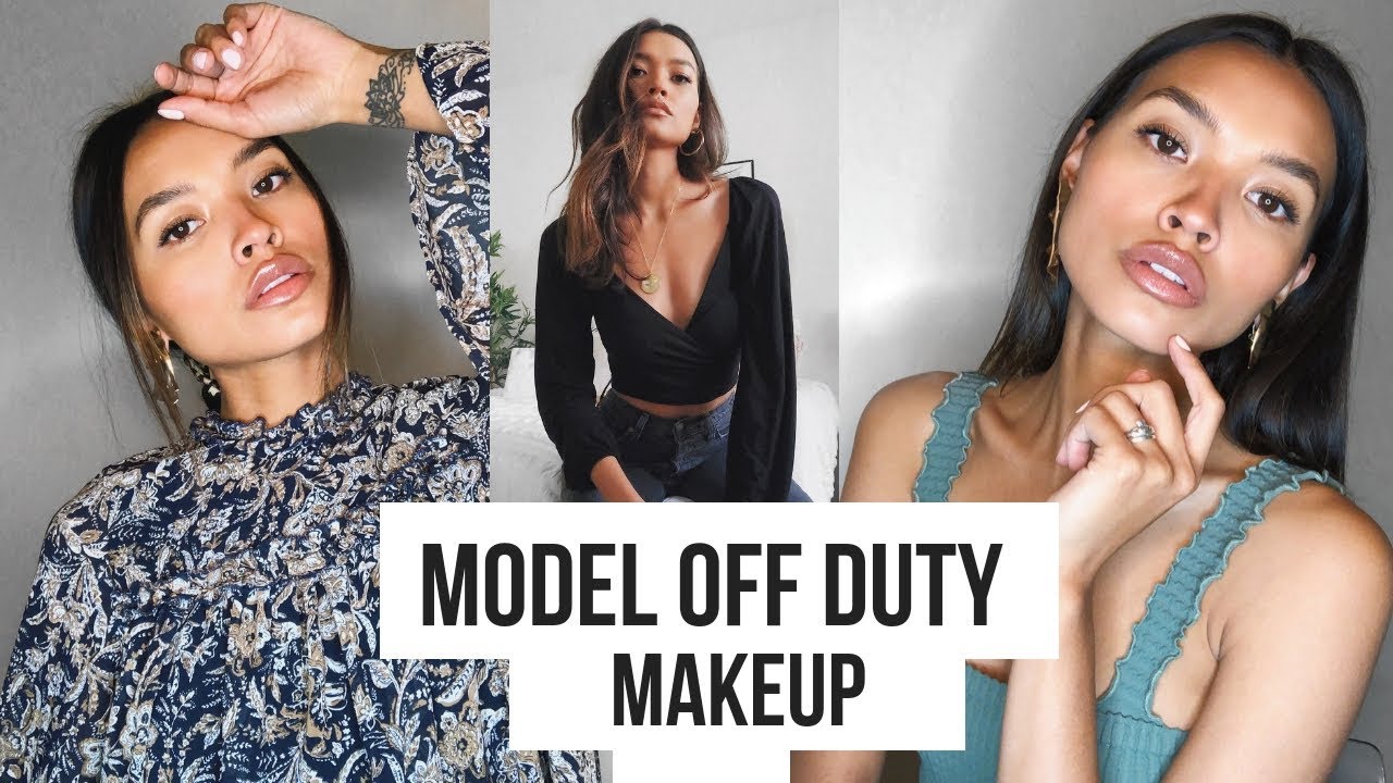 Model Off Duty No Makeup Makeup Youtube