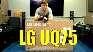 LG 2022 UQ75 50' Unboxing, Setup, Test and Review with 4K HDR Demo Videos 50UQ75