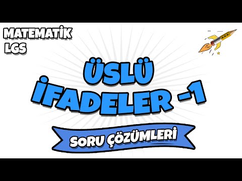 Üslü İfadeler -1 LGS Soru Çözümleri | 2022 #hedefekoş