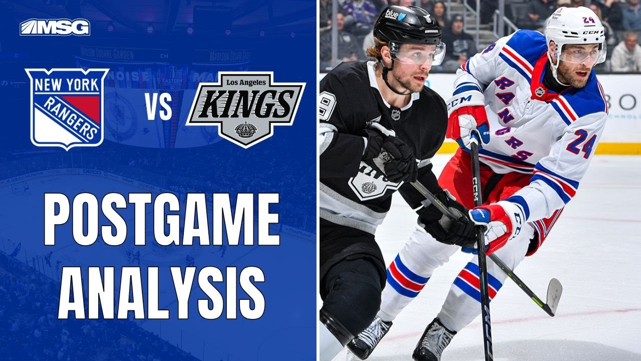 Kings Defeat Rangers 3-1 In Los Angeles | New York Rangers - YouTube