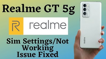 Realme GT 5g ,Master Edition Sim Card Settings / Sim not working fix