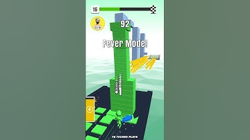 Stack Run 3D Level 16 😁 - Best Android And iOS Games 😍 #trending #shorts #gaming