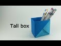 How to make Tall box