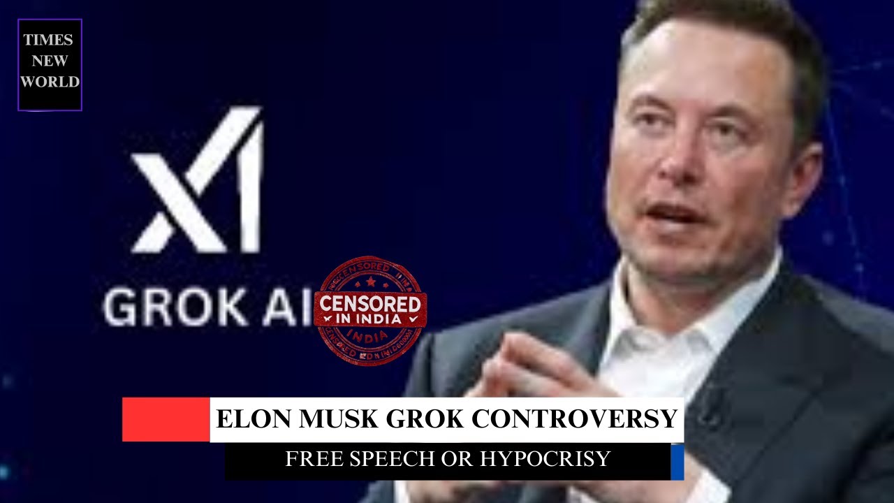 Elon musk Grok AI controversy with Indian govt