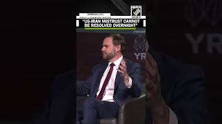 U.S. Vice President JD Vance says mistrust between Washington and Tehran can’t be resolved overnight