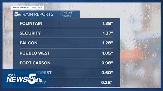 Record breaking rain came through the area this past weekend