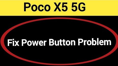 How to fix power button problem Poco X5 5G, how to fix auto restart problem