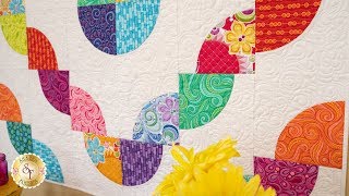Drunkards Path 4 Block Template By Come Quilt with Me 