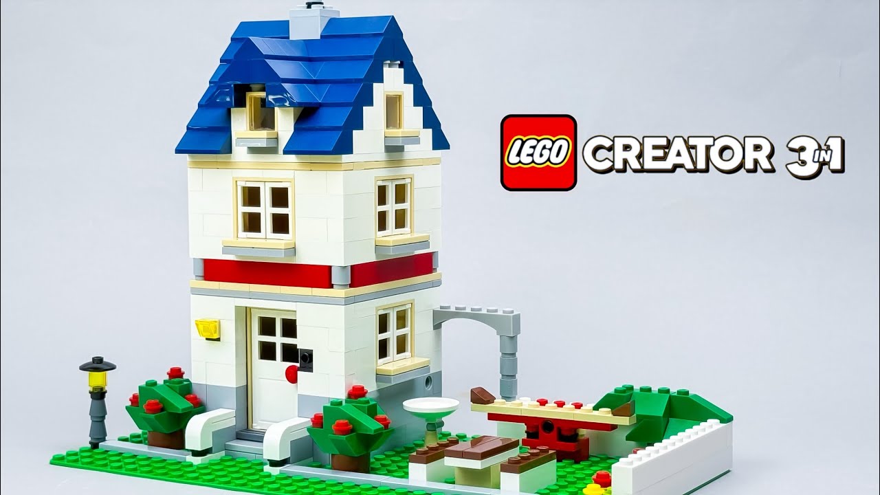 𝗧𝗢𝗪𝗡𝗛𝗢𝗨𝗦𝗘: Time Lapse Build! (LEGO Creator 3in1 5891)