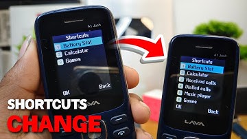 Lava A1 Josh Shortcuts Setting Change // Shortcuts Setting #lava