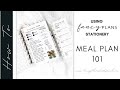 HOW TO SERIES: Meal Planning 101 + How To Setup A Meal Planner | At Home With Quita