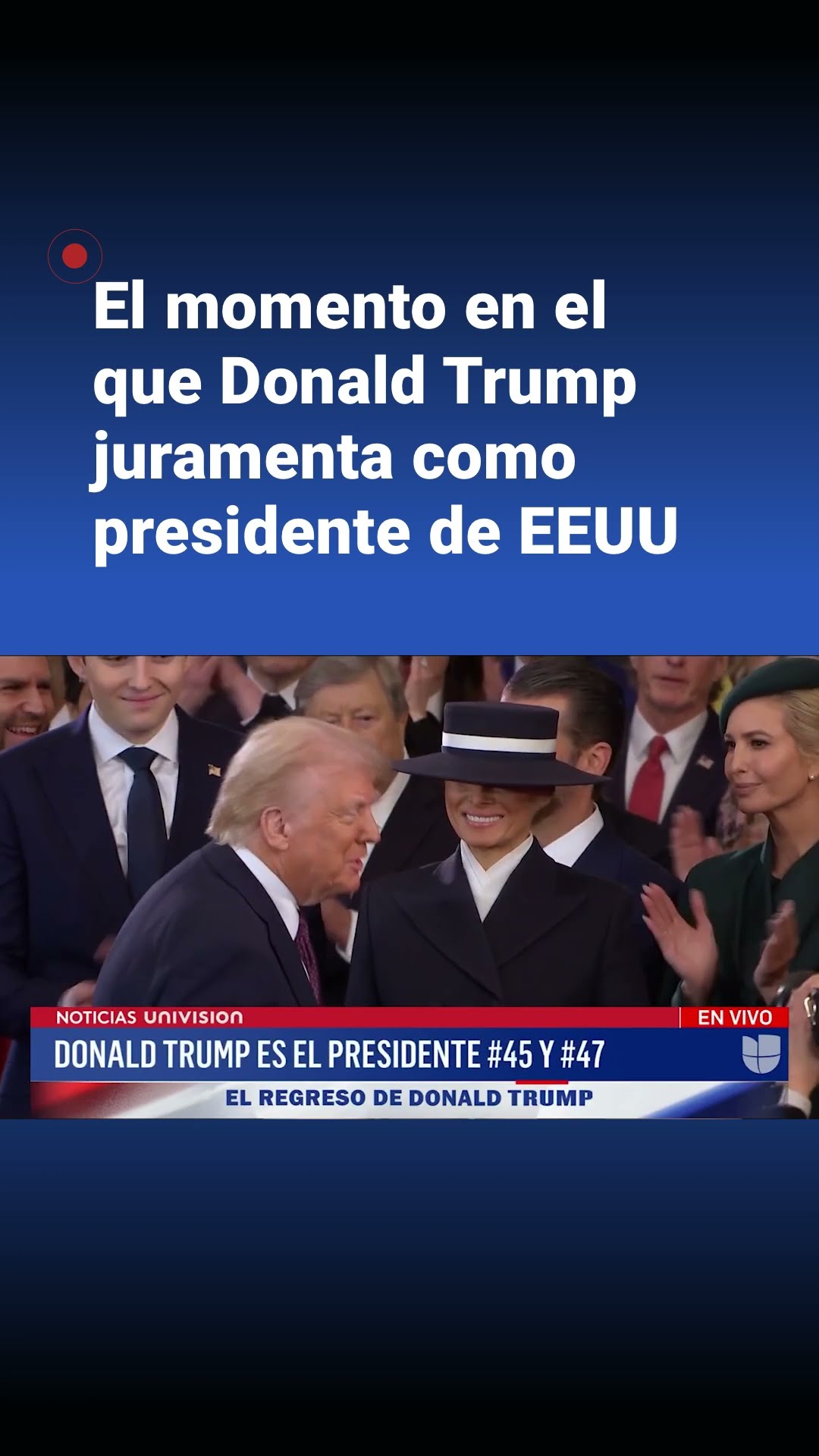 Donald Trump jura sobre la Biblia y se convierte oficialmente en el nuevo presidente de EEUU