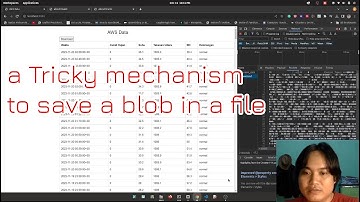 A tricky situation of using AJAX call: download and save a blob