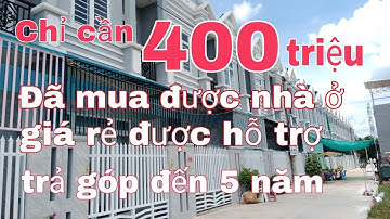 Bán nhà gần Ngã 3 Giồng hóc môn hỗ trợ trả góp không lãi suất