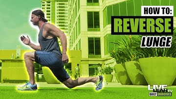 How To Do A REVERSE LUNGE | Exercise Demonstration Video and Guide