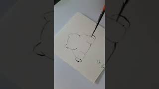 Melukis Singa Lucu Betina #shorts #funny #art