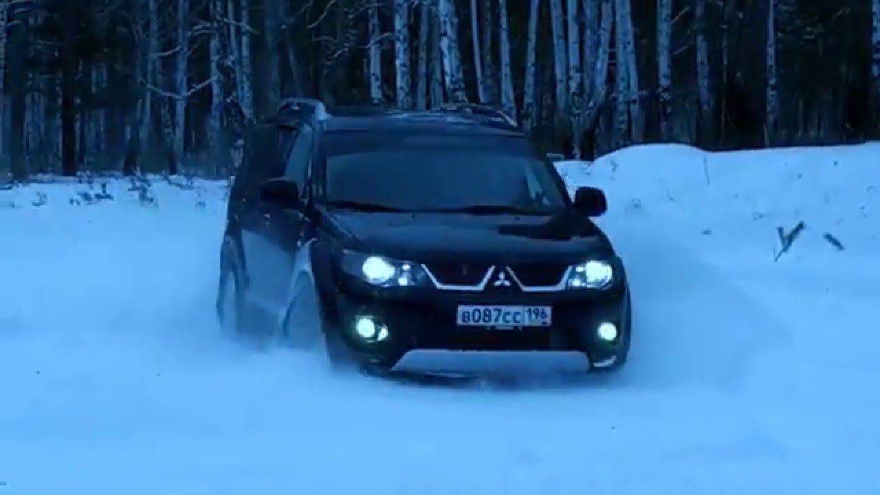 Mitsubishi Outlander (зимние покатушки) YouTube