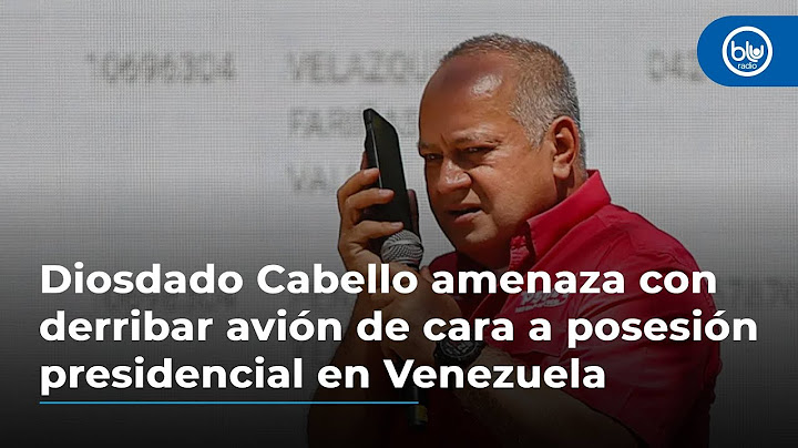 Diosdado Cabello amenaza con derribar aviones de cara a posesión presidencial en Venezuela