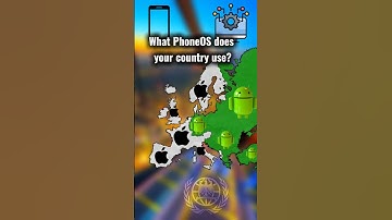 What Kind of PhoneOS does your Country use? #europe #geography #map #android #iphone