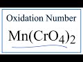 Oxidation Numbers and Chromate Ion
