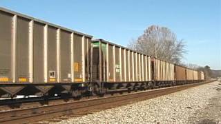 NS Lehigh Valley Heritage Locomotive #8104 Between Cleveland, TN and Cedartown, GA