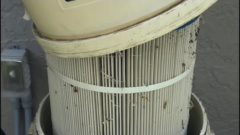 How to clean a Pentair pool cartridge filter