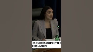 AOC: Room Agrees Minerals Energy Future Bad Actors Election 2024 Geological