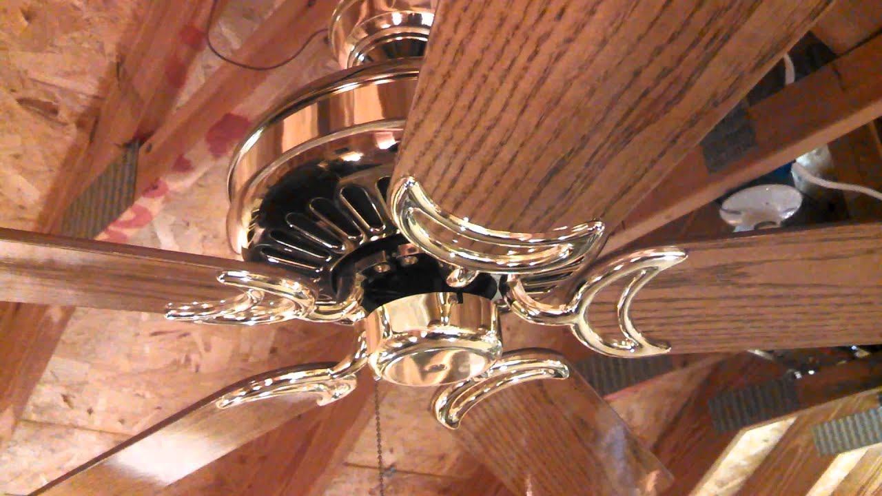 Fasco American Spirit Ceiling Fan Model 995br Polished Brass Gloss Fasco American Spirit Ceiling Fan Model 995br Polished Brass Gloss Oak Walnut Blades