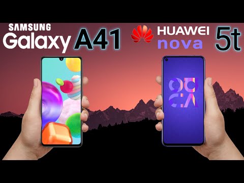 Huawei nova 5t vs Samsung Galaxy A41