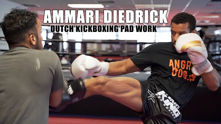 Ammari Diedrick Dutch Kickboxing Pad Work | RAW RO...