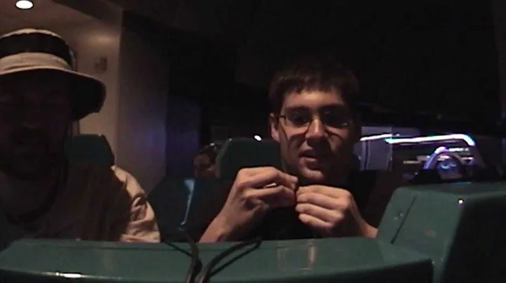Tom and Jason on Spaceship Earth at Epcot (2008)