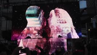 Avicii In Union Square San Francisco Silhouette