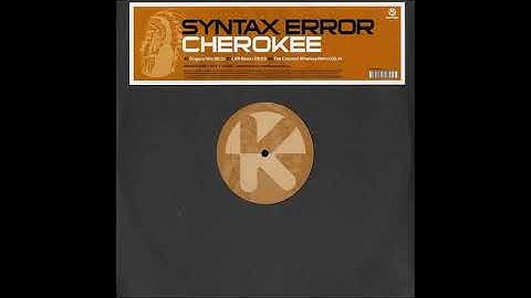 Syntax Error - Cherokee