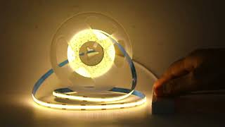 8MM COB Led Strip 5V with Motion Sensor Battery Powered 320LEDs/M